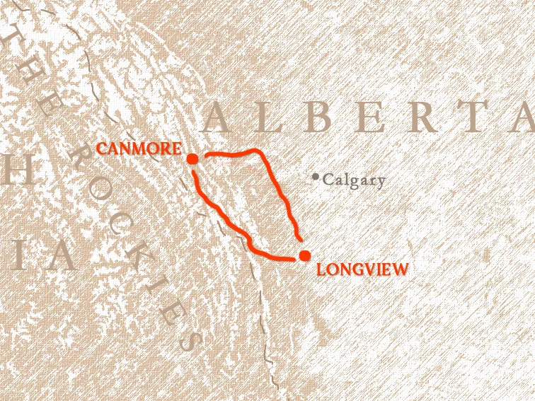 Route map of the Sacred Gravel Pass 1-Day Tour