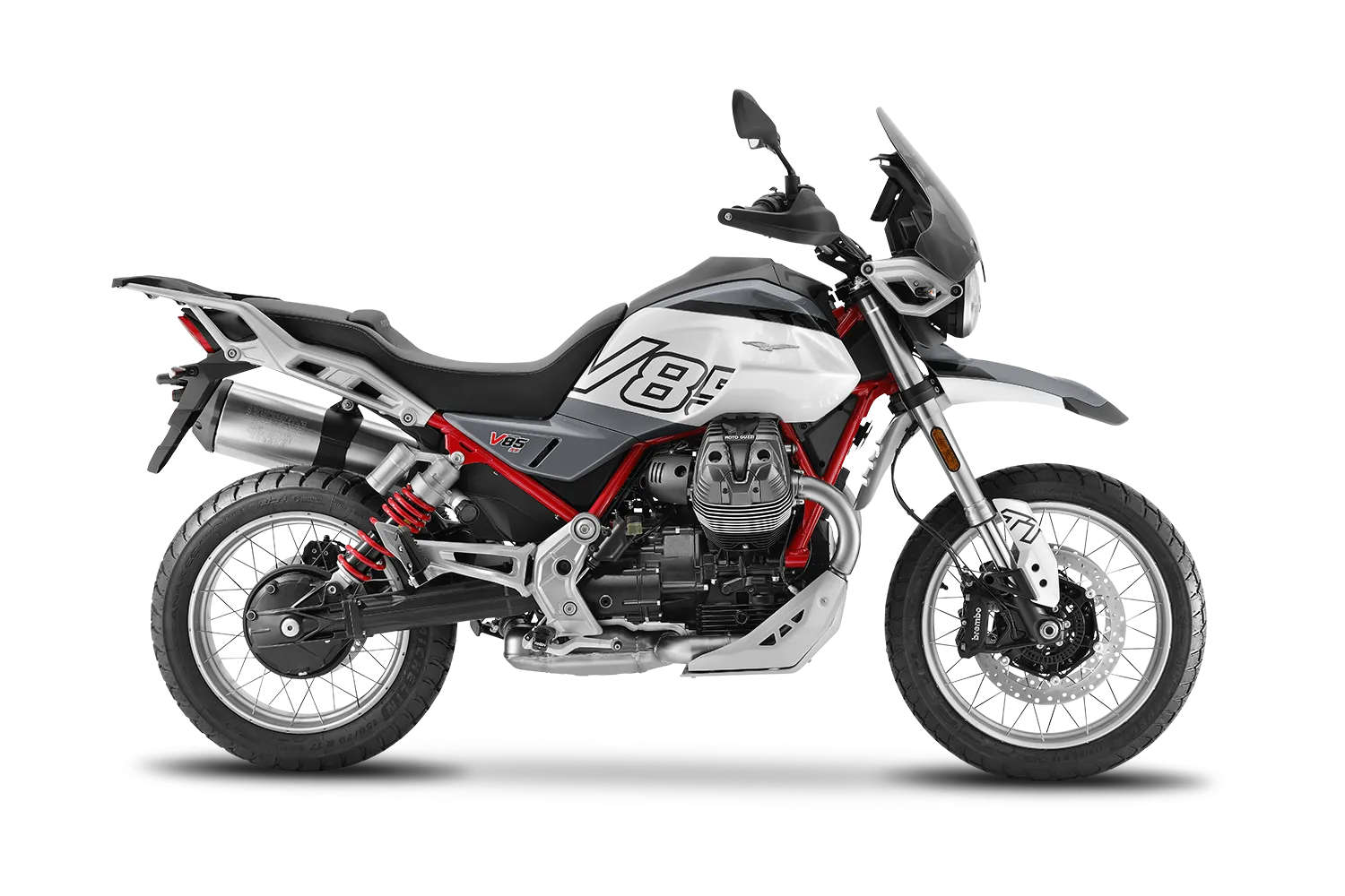 Moto Guzzi V85 TT adventure motorcycle